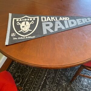 Official Oakland Raiders pennant-1977
